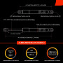 Frankberg 2x Ressorts à Gaz Hayon Compatibles avec C-Crosser EP SUV 2007-2012 Outlander II CW W SUV 2006-2012 Remplacer# 5802A30