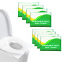 80 Pièces Protection WC Cuvette Jetable pour Enfant et Adulte
