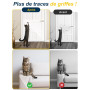Lunova Protection Canapé Chat Anti Griffe - Film Auto-Adhésif Transparent PVC 30cm x 500cm, Protege Canape Griffe Chat pour Tiss
