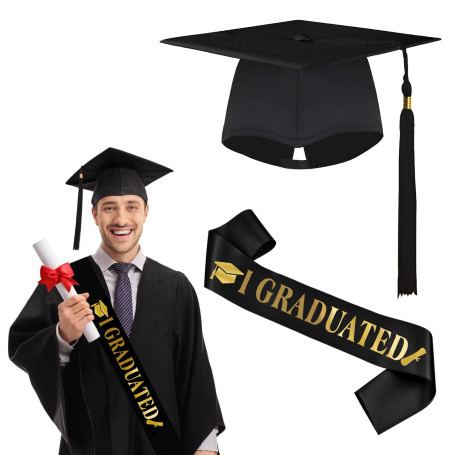 ROMOLY Toque Diplome – Le Chapeau de Diplôme Ultra-Durable pour Les Diplômés