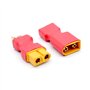 RUIZHI 4 Pièces XT60 Femelle à Mâle Deans T Connecteur Adaptateur sans Fils RC LiPo Connecteurs de Batterie