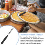 CAREDGO 2 PCS Râteau à Crêpe Etaleur Crepe, Épandeur de Crêpes Râteau à Crêpes Épandeur de Crêpes et Spatule en Acier Inoxydable