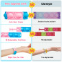 Bracelets Anti Stress Enfants Pop It Fidget Toys - Pop Style Bracelet Réglables d'ours en Silicone Doux Jouets Sensoriels à Bull