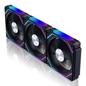 Lumtang Wireless Assembly 360 Ventilateur LED 120 mm Compatible avec Asus Aura, MSI Mystic Light pour boîtier PC, refroidisseur  Lumtang Wireless Assembly 360 Ventilateur LED 120 mm Compatible avec Asus Aura