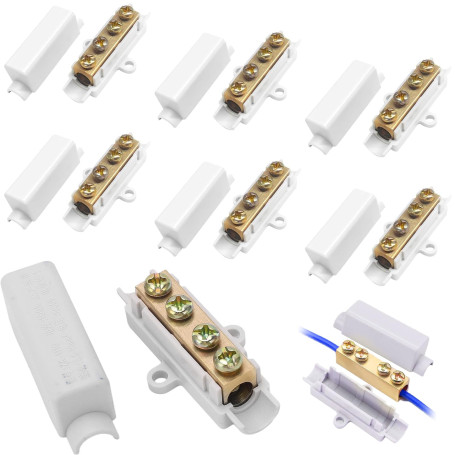 6 connecteurs de câbles