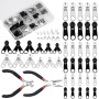 171 Pcs Kit de Réparation de Fermeture à Glissière