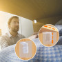TRKETK 15 Pièces Support D'étagère Auto-Adhésif, L Supports D'étagère en Forme de Sans Perforation Supports de Cintre Adhésifs e