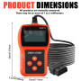 GAOUTO OBD2 Appareil de Diagnostic Voiture Lecteur de Voiture OBD-II Outils de Diagnostic Moteur Lecteur de Code d'erreur OBD Ap
