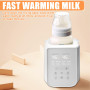 Chauffe-biberon électrique pour bébé 8 en 1 - Chauffe-biberon et stérilisateur - Chauffage rapide du lait maternel et de la nour
