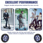 Lot de 2 roues de rechange pour trottinette Stunt - 100 mm - 88A - Avec roulements ABEC-9 - En alliage d'aluminium - Accessoires