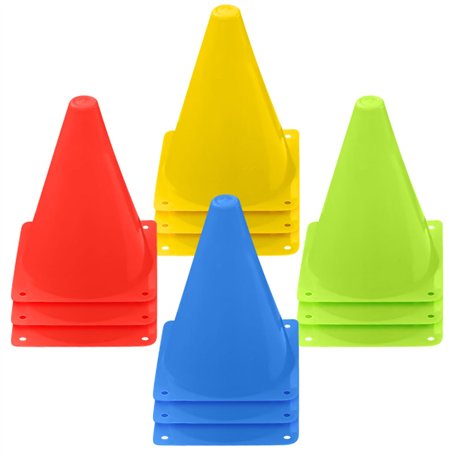 Lot de 12 cônes de marquage de 18 cm pour enfants