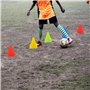 Lot de 12 cônes de marquage de 18 cm pour enfants, football, sports d'équitation et entraînement du chien