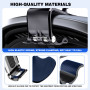 Hoembpn Support Téléphone Voiture Pince, Rotation 360°+180°, Utilisé pour Pare-Soleil et Tableau de Bord et Rétroviseur, Adapté