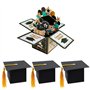 1 carte de vœux 3D pour l'obtention du diplôme et 3 coffrets cadeaux pour l'obtention du diplôme