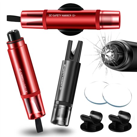2 en 1 Marteau de Sécurité pour Voiture