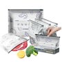 Lot de 10 sacs isothermes refermables en aluminium pour viande congelée