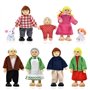 Riisoyu Famille de Poupée en Bois