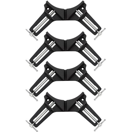 Tendeur d'angle à 90 ° pour bois soudage métal aluminium - Réglable - Pince de positionnement - Pince d'angle - Pince d'angle -