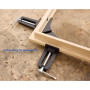 Tendeur d'angle à 90 ° pour bois soudage métal aluminium - Réglable - Pince de positionnement - Pince d'angle - Pince d'angle - 
