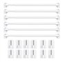 BANJILI Lot de 6 tringles à rideaux extensibles pour fenêtre