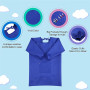 Homefantasy Tablier Peinture Enfant Enfants Art Smock Blouse Peinture Enfant Tabliers Imperméable l'eau Enfant Tablier Peinture