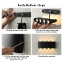 CHEVVY Applique Murale LED Blanc 8W Applique Intérieur/Exterieur Murale IP65 Lampe Blanche Chaude 3000K Murale Moderne Carré Up