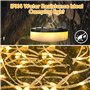 mizikuu Guirlande Lumineuse de Camping, 10M Guirlande Lumineuse Escamotable Camping Rechargeable Portable Imperméable IP67 7 Mod