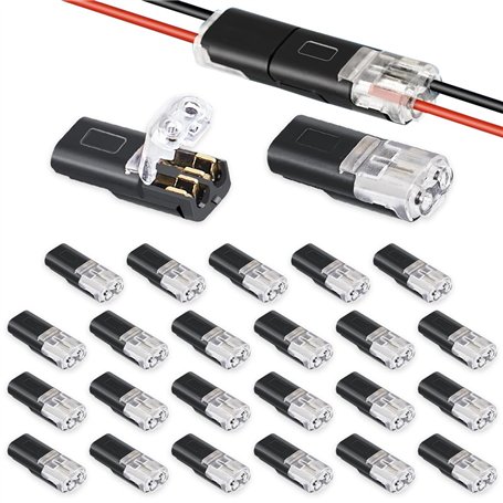 mizikuu 25 Pièces Connecteurs de Fil Basse Tension
