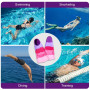 yotutun Palmes D'entraînement, Palmes de Natation Plongée et Snorkeling Kurze Flossen en Silicone Schwimmflossen pour Enfants Pa