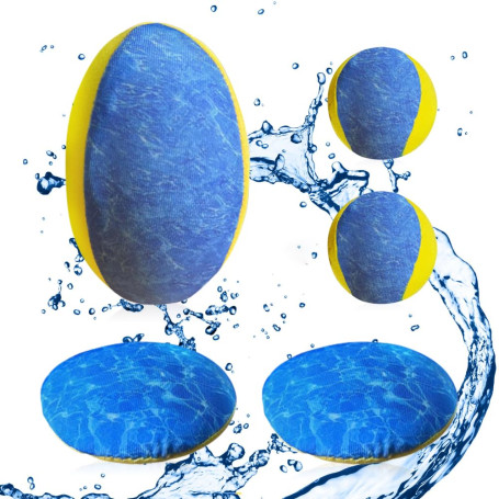 Riisoyu 5PCS Balle Rebondissante d'eau