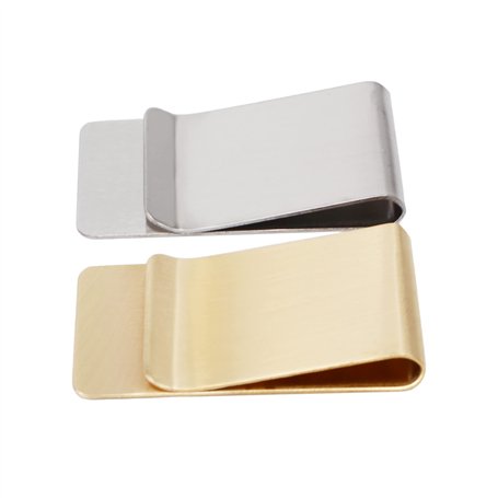 TUOKI Lot de 2 pinces à billets minimalistes pour ranger des cartes de monnaie