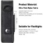 YONCONO Étui de lampe de poche Molle en nylon réglable pour lampe torche LED de 12,7 cm à 17,8 cm pour camping, randonnée, chass