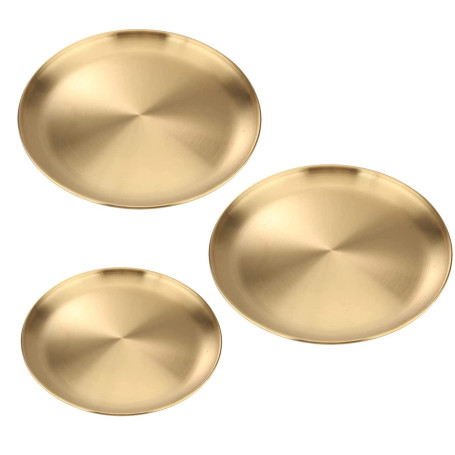 Plateau Rond Doré