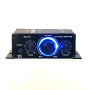Xingdianfu Amplificateur audio HiFi en aluminium 12 V 400 W pour voiture stéréo Mini Power Amplificateur audio stéréo pour voitu
