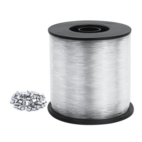 Fil de pêche en nylon transparent - 200 m - 0