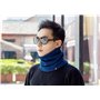 E-Soul Tuyau de cou d'hiver pour homme - Cache-cou pour homme - Écharpe en polaire - Masque de guêtres - Coupe-vent, Bleu marine