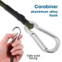 Casenly Tendeurs Elastique avec Mousqueton, 4 Pièces 30 cm Tendeurs Elastique avec Crochets Cordon Élastique avec Mousqueton Rob