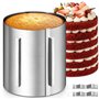 Zyluniy Cercle à Pâtisserie Réglable en Acier Inoxydable