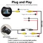 Câble Rca pour Caméra de Recul avec Alimentation et