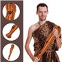 Lot de 4 accessoires pour homme des cavernes – Thème de l'âge de pierre pour adultes et enfants, déguisement d'Halloween, cospla
