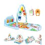 Arche de jeu pour bébé - Tapis de jeu pour bébé avec piano - Tapis de jeu avec arche de jeu amovible - Tapis d'activité pour béb