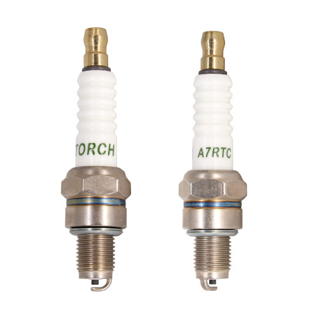 TORCH 2pcs A7RTC Bougie d'allumage Remplacer pour NGK 4549 CR7HSA 4629/C7HSA Bougie d'allumage