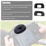 DK-28 Lot de 2 œilletons pour appareil photo numérique Nikon D7500 Remplace les oculaires Nikon DK-28, Fire Rock DK28