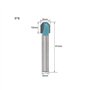 DingGreat 5 Pcs 6mm Tige Routeur Core Box Bits CNC Fraise à Rainure Ronde Outils à Bois 6mm/8mm/10mm/12mm/18mm