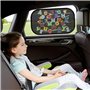 iZoeL Pare Soleil Voiture Bébé Enfant, 2 PCS Pare Brise Vitres Latérales, Motif Chiffres et Lettres, Auto Adhésifs, 8 Ventouses,