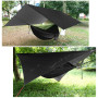 Bâche de pluie surdimensionnée et hamac de camping avec moustiquaire, hamac portable simple et double avec sangle d'arbre pour c