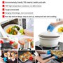 Mini Gant De Four Épais,Regerly 7 Paires Gants de Cuisine Résistants à la Chaleur en Silicone Antidérapant Manique Silicone Gant
