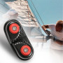 Niciksty 2pcs Taquet de Corde Taquet à Came, Crampons à roulement à Billes en Plastique ABS anodisé pour Bateau pour Accessoire 