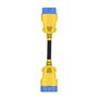 OURANTOOLS Câble d'Extension OBD-2 Rallonge OBD-II – 16Broches 20cm Mâle à Femelle Adaptateur Diagnostic Auto Cordon Connecteur