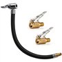 Tuyau de Gonflage des Pneus 20 cm avec 2 Embouts de Gonflage Laiton